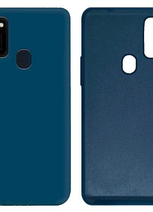 Чохол silicone full case для samsung m30s (28) dark blue темно-синій