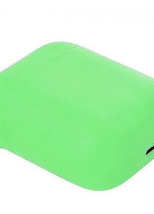 Чехол silicone case slim для airpods green (16) зеленый