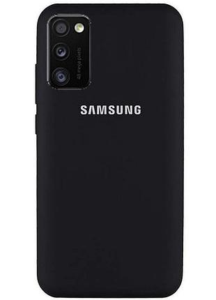 Чехол silicone case для samsung premium s20 black (03) черный