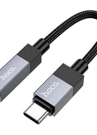 Кабель hoco upa32c type-c до 3.5 мм чорний цифровий аудіоконвертер