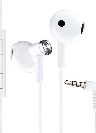 Наушники mi dual driver earphones белые 3.5 мм мини-jack