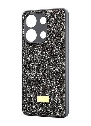 Чохол силікон star diamond протиударний для redmi note 13 4g чорний із сірим