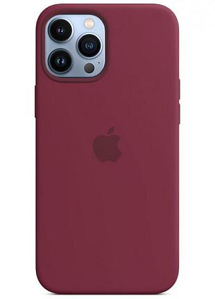 Чехол silicone full case для iphone 13 pro max marsala (33) марсала