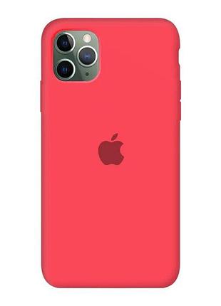 Чохол silicone case для iphone 12 pro coral кораловий