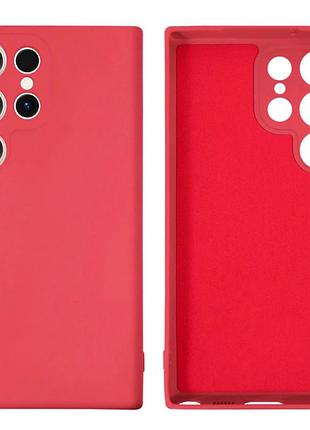 Чехол silicone case camera protective для samsung s23 ultra (12) коралловый coral