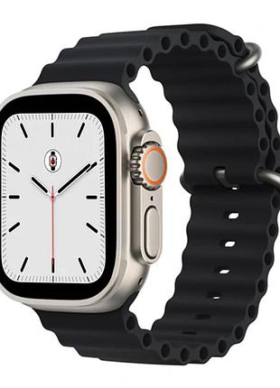 Ремешок для apple watch ocean band 38mm/40mm/41mm (black) черный