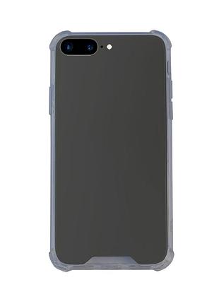Чохол силіконовий дзеркало для iphone 7 plus (04) black чорний
