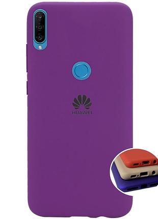 Чохол silicone full case для huawei y7p (09) purple фіолетовий