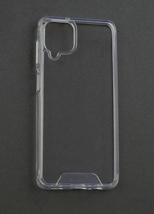 Чехол силикон прозрачный защита камеры для samsung a12/m12 space collection
