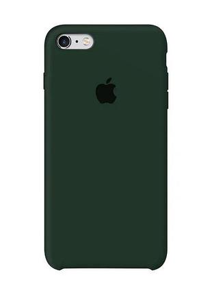 Чохол silicone case для iphone 5/5s (038) forest green темно зелений