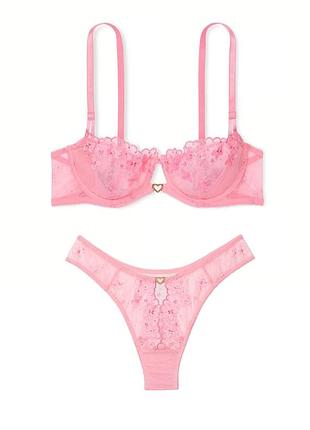 Шикарный кружевной комплект белья виктория сикрет victoria's secret оригинал