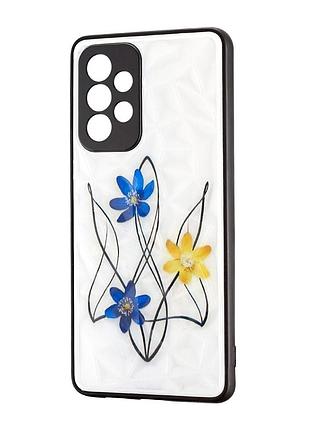 Чехол tpu противоударный для samsung a53 5g (a536) с защитой камеры armorial wave