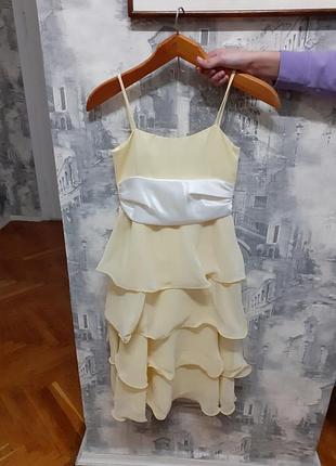 Нарядное шифоновое платье-сарафан