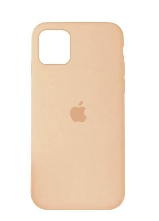 Чехол silicone full cover противоударный для iphone 11 розовый песок