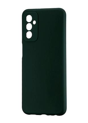 Чехол силиконовый противоударный для samsung m23 m13 f23 темно-зеленый
