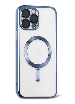 Чехол electroplated сase with magsafe для iphone 14 - sierra blue