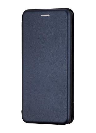 Чохол-книжка полістирол 360 для redmi note 13 pro 4g/poco m6 pro 4g темно-синій