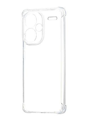 Чохол силіконовий протиударний для redmi note 13 pro plus прозорий