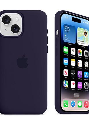 Чохол kassel silicone full case protective для iphone 13 з мікрофіброю фіолетовий new purple
