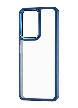 Чехол силиконовый противоударный для redmi note 12 4g темно-синий