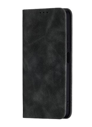Чехол-книжка полистирол противоударный для redmi note 12 4g серый