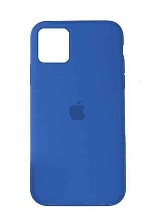 Чехол силиконовый противоударный для iphone 11 pro max защита камеры джинсовый цвет