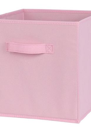 Органайзер для хранения вещей 28x26x26 см 1шт storage box and xl-982 розовый складной с крышкой