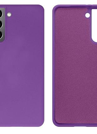 Чохол silicone case camera protective для samsung s22 (14) фіолетовий purple