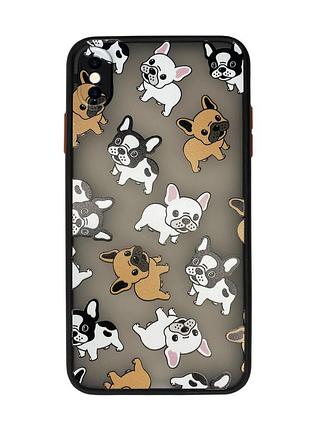 Чехол противоударный для iphone xs max (13) dog собака