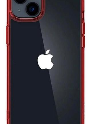 Противоударный чехол crystal guard premium case для iphone 13 (05) red