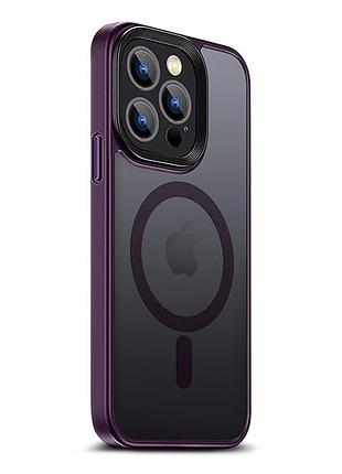 Чехол gripp case with magsafe для iphone 13 pro max - elderberry