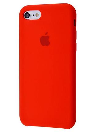 Чехол silicone case для iphone 7 red красный