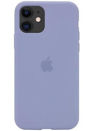 Чохол silicone case для iphone 12 mini lavander grey лаванда сірий