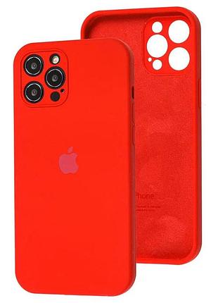 Чехол silicone full case camera protective для iphone 13 pro red (24) красный