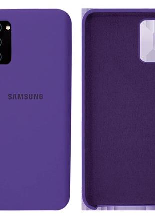 Чохол силіконовий full протиударний premium для samsung a03s (7) ultraviolet ультрафіолетовий