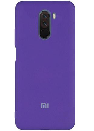 Чохол silicone case premium для xiaomi pocophone f1 ultraviolet (07) фіолетовий