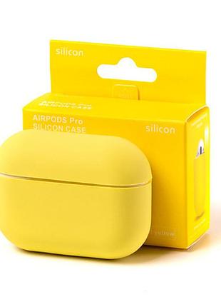 Силиконовый чехол для airpods 3 защита от ударов желтый