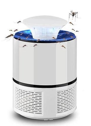 Уничтожитель комаров usb "mosquito trap"/ лампа уничтожитель против насекомых белый
