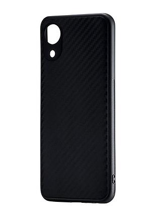 Чехол tpu противоударный для samsung a03 core черный