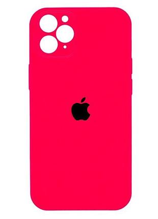 Чехол силиконовый с защитой камеры противоударный для iphone 12 pro max розовый