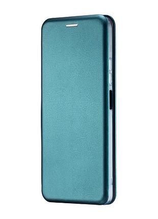 Чехол-книжка полистирол противоударный для redmi note 12 4g темно-зеленый