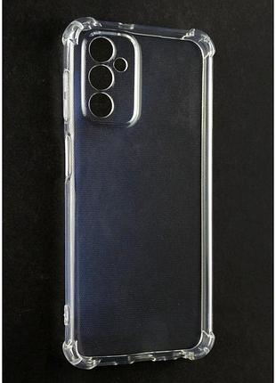 Чехол силиконовый противоударный для samsung m13/m23 прозрачный