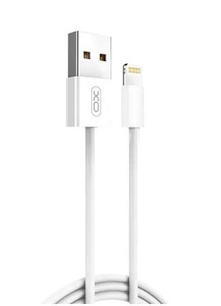 Кабель lightning xo nb47 2.4a для iphone белый