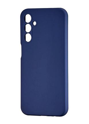 Чехол силиконовый противоударный для samsung a15/a15 5g темно-синий