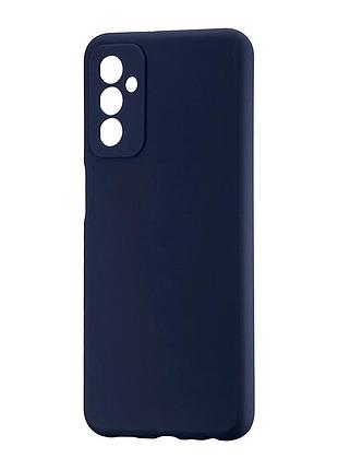 Чехол силиконовый противоударный для samsung m23 m13 f23 темно-синий