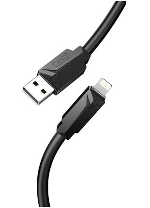 Кабель usb to lightning 2.4a для iphone 6 черный
