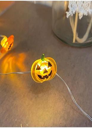 Гирлянда halloween pumpkin txd60 оранжевая из prc с противоударным покрытием 0,5 м
