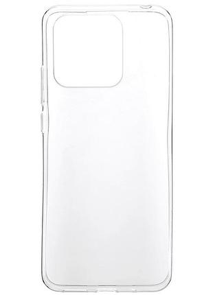 Чехол силиконовый прозрачный противоударный для redmi 10c/poco c40