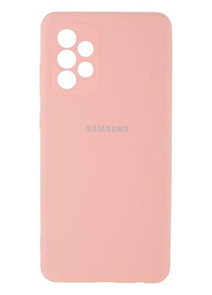 Чохол silicone case для samsung premium a53 pink sand (18) пудра
