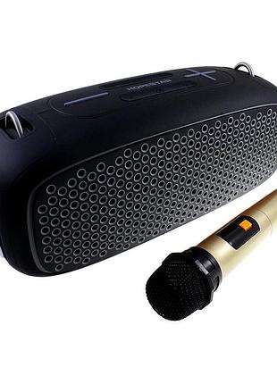 Портативная bluetooth-колонка hopestar a30 pro черный противоударный с картой памяти и 3.5 мм выходом